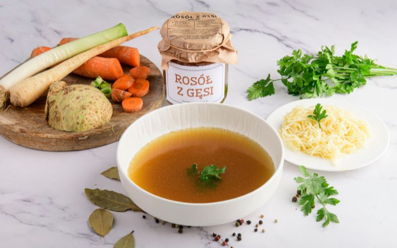 Rosół z gęsi 100% czysty (słoik 500 ml)