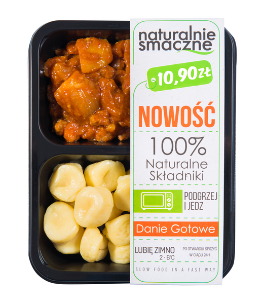 Gulasz węgierski z kluskami śląskimi (400 g)
