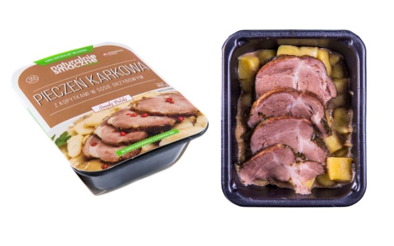 Pieczeń karkowa z kopytkami i sosem grzybowym (400 g)