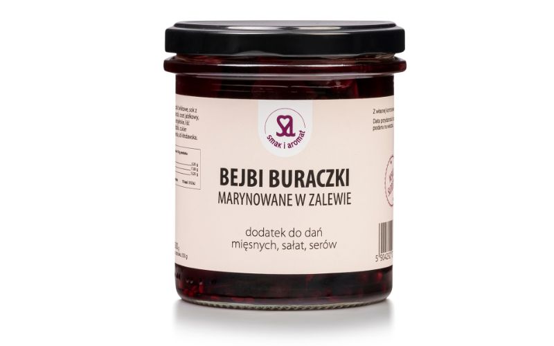 Buraczki ćwikłowe w zalewie z czar. porz. (375g)