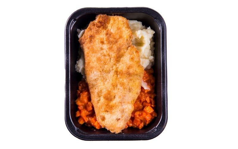 Filet z kurczaka z puree ziem. i marchewką (600 g)