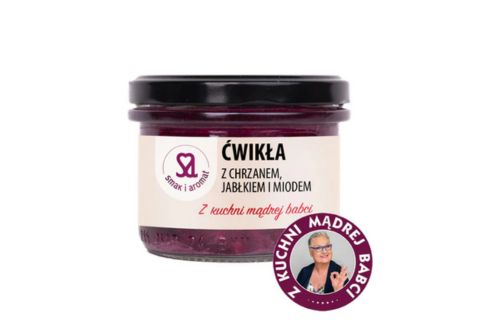 Ćwikła z chrzanem, jabłkiem i miodem (200g) 