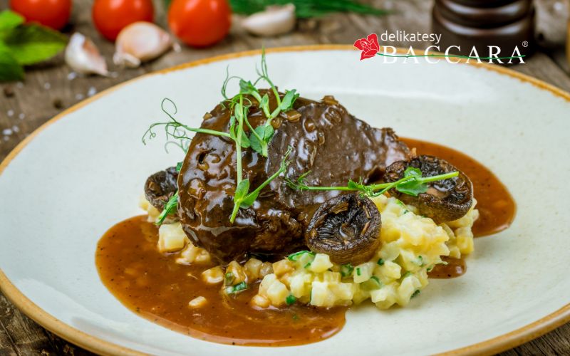 Policzki wołowe (500 ml) słoik - pasteryzowane