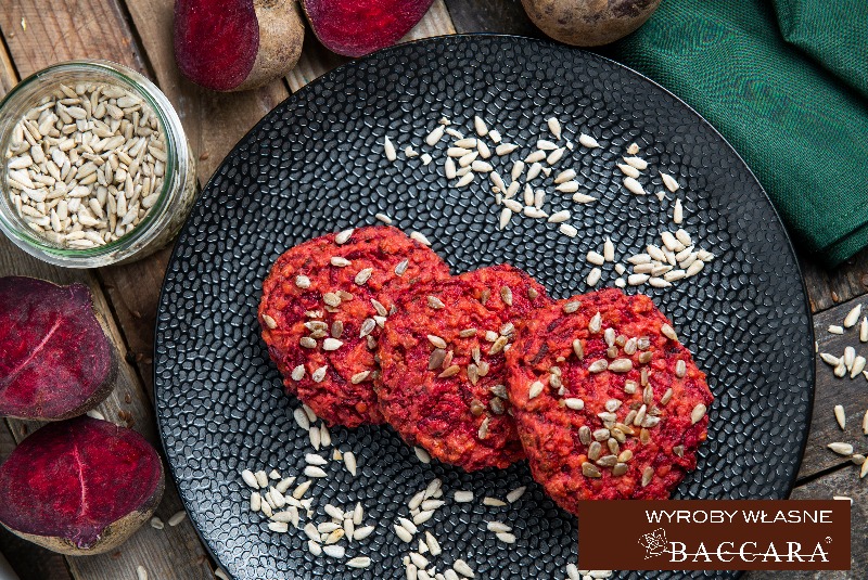 Kotleciki WEGE z buraka - burgery  (opakowanie 4 szt)