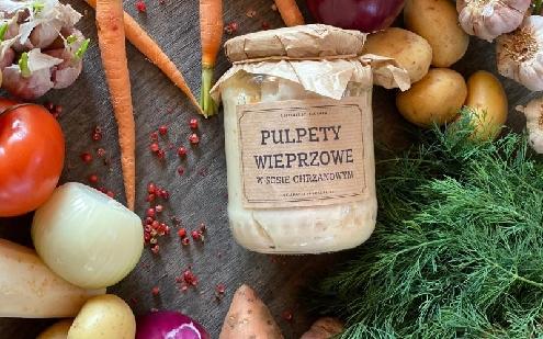 Pulpety wieprzowe w sosie chrzanowym (720ml)