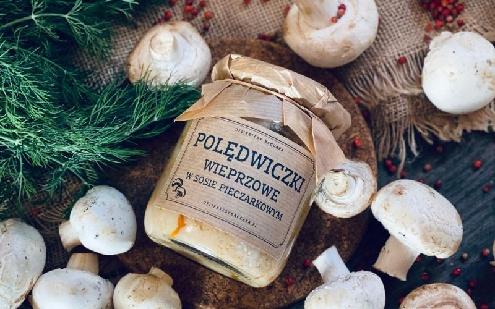 Polędwiczki wieprzowe w sosie pieczarkowym (540 ml)